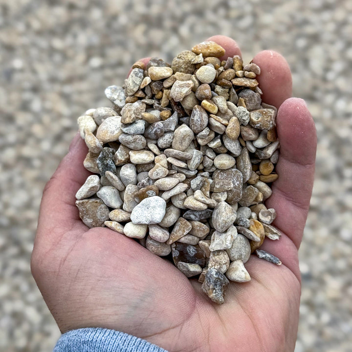 White Pea Gravel 3/8"