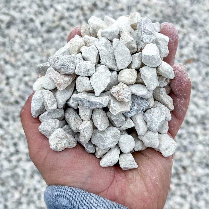 Crushed Limestone 5/8" - 1/2"