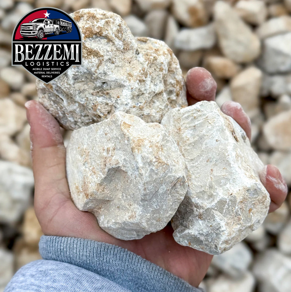 Crushed Limestone 3"in - 5"in Rip Rap