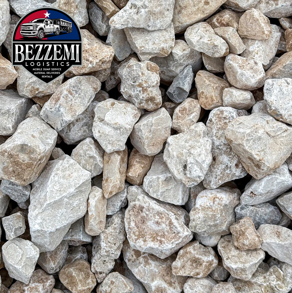 Crushed Limestone 3"in - 5"in Rip Rap