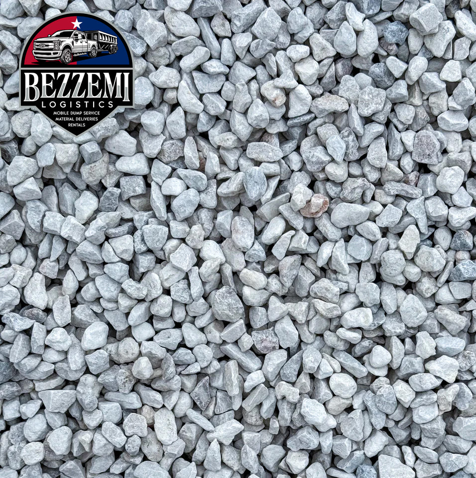 Crushed Limestone 5/8" - 1/2"