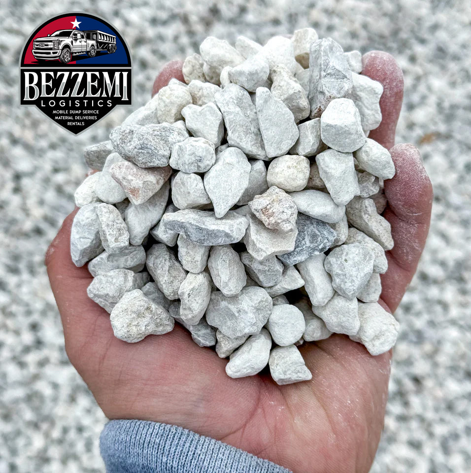 Crushed Limestone 5/8" - 1/2"
