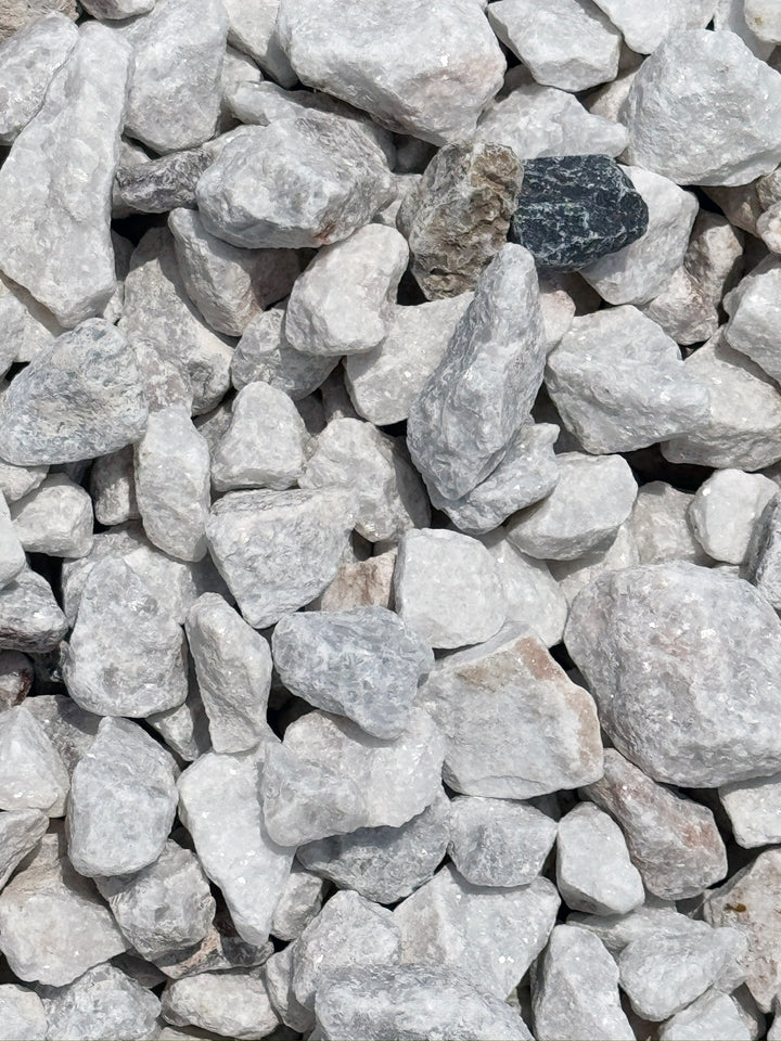 White Quartz Marble 1 - 4 in