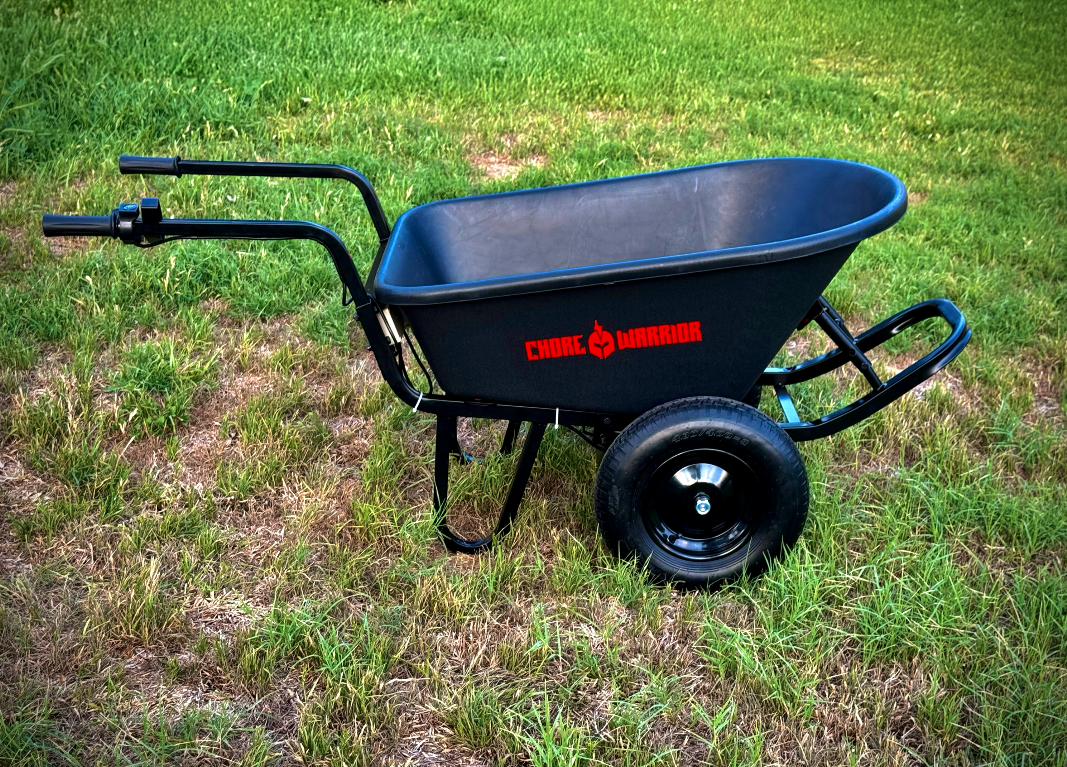 Chore Warrior Powered Wheelbarrow Bundle (350lbs capacity) $45 a Day Rental + $20 Drop Off and Pick Up