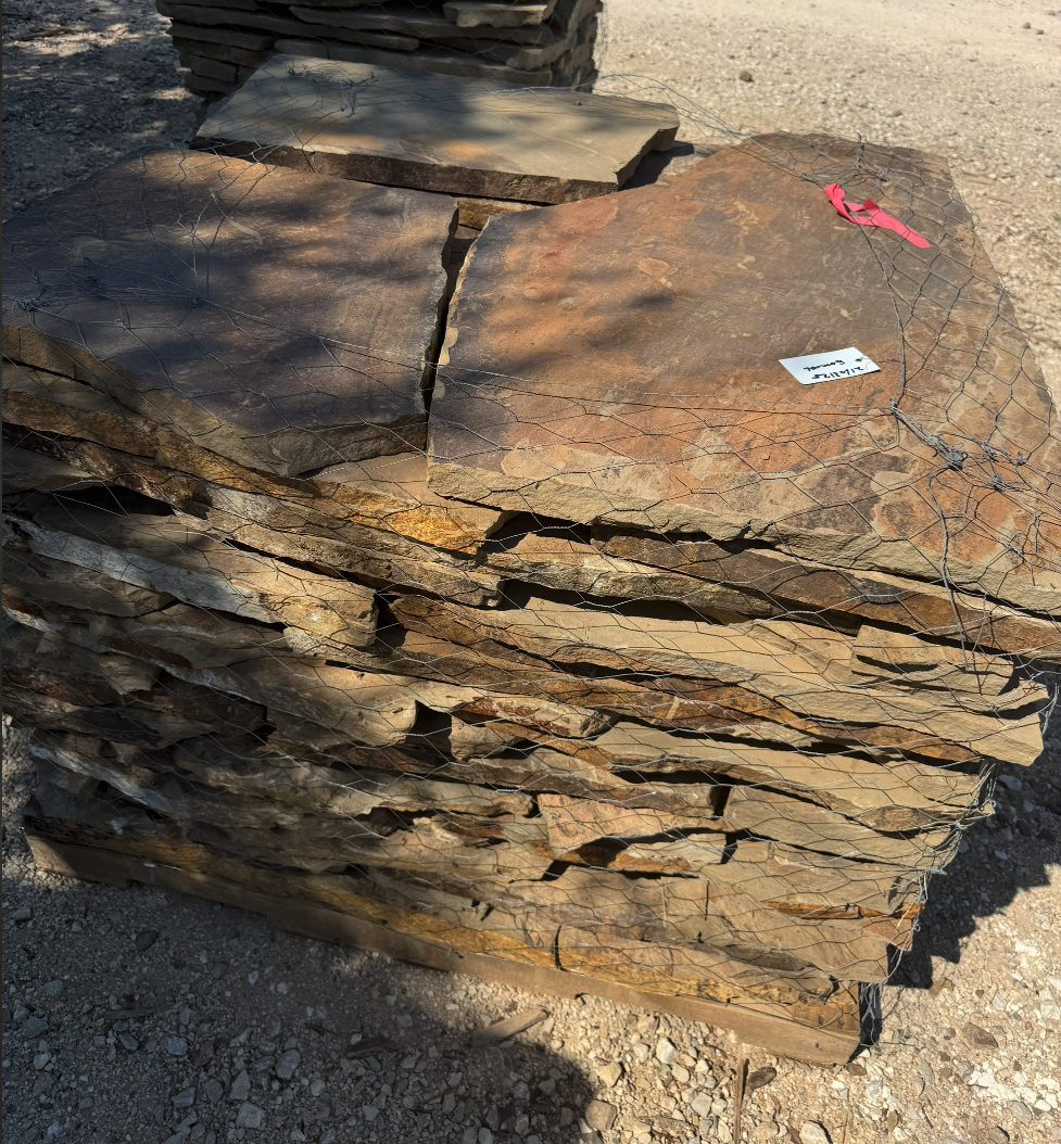 Oklahoma Flag Stone 1.5 TON Pallete with Delivery