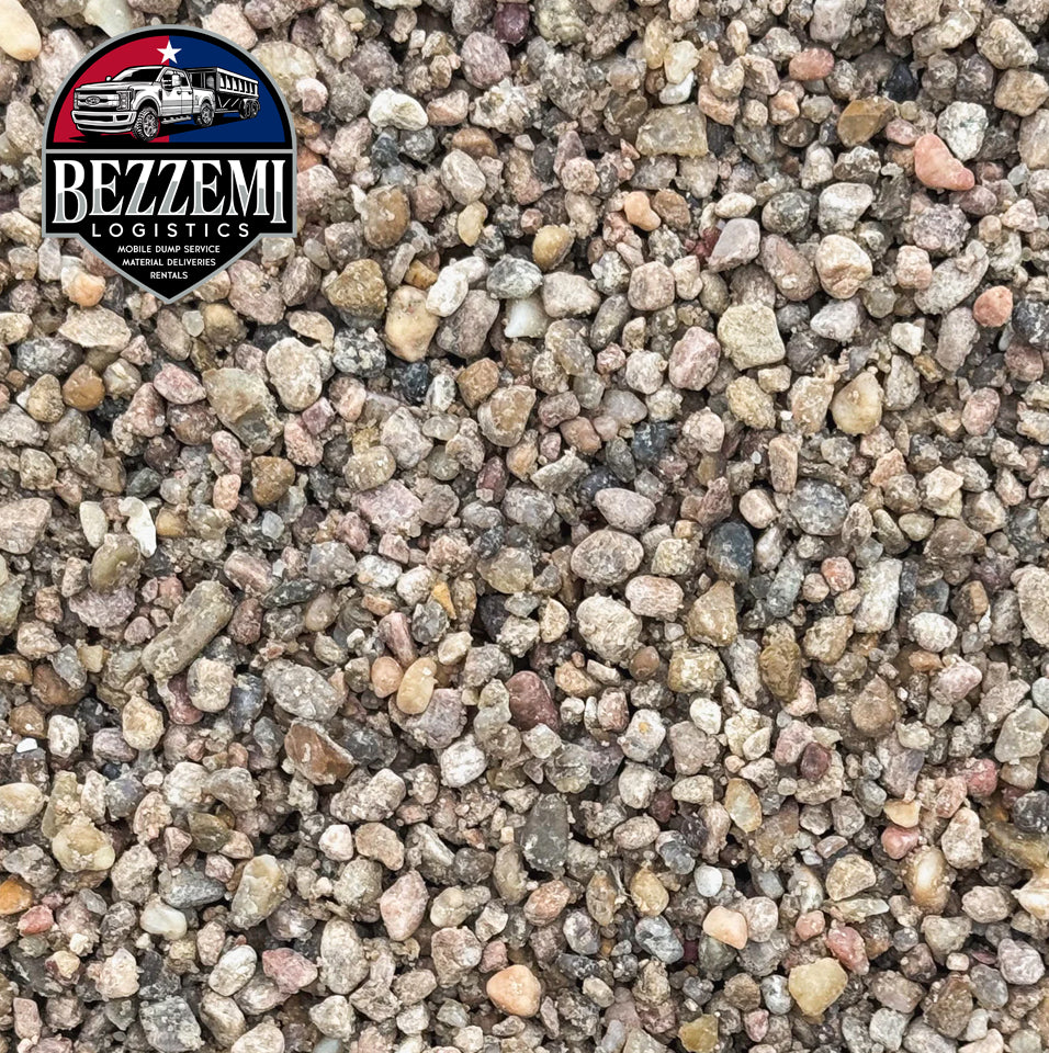 Texas Blend Pea Gravel 3/8in