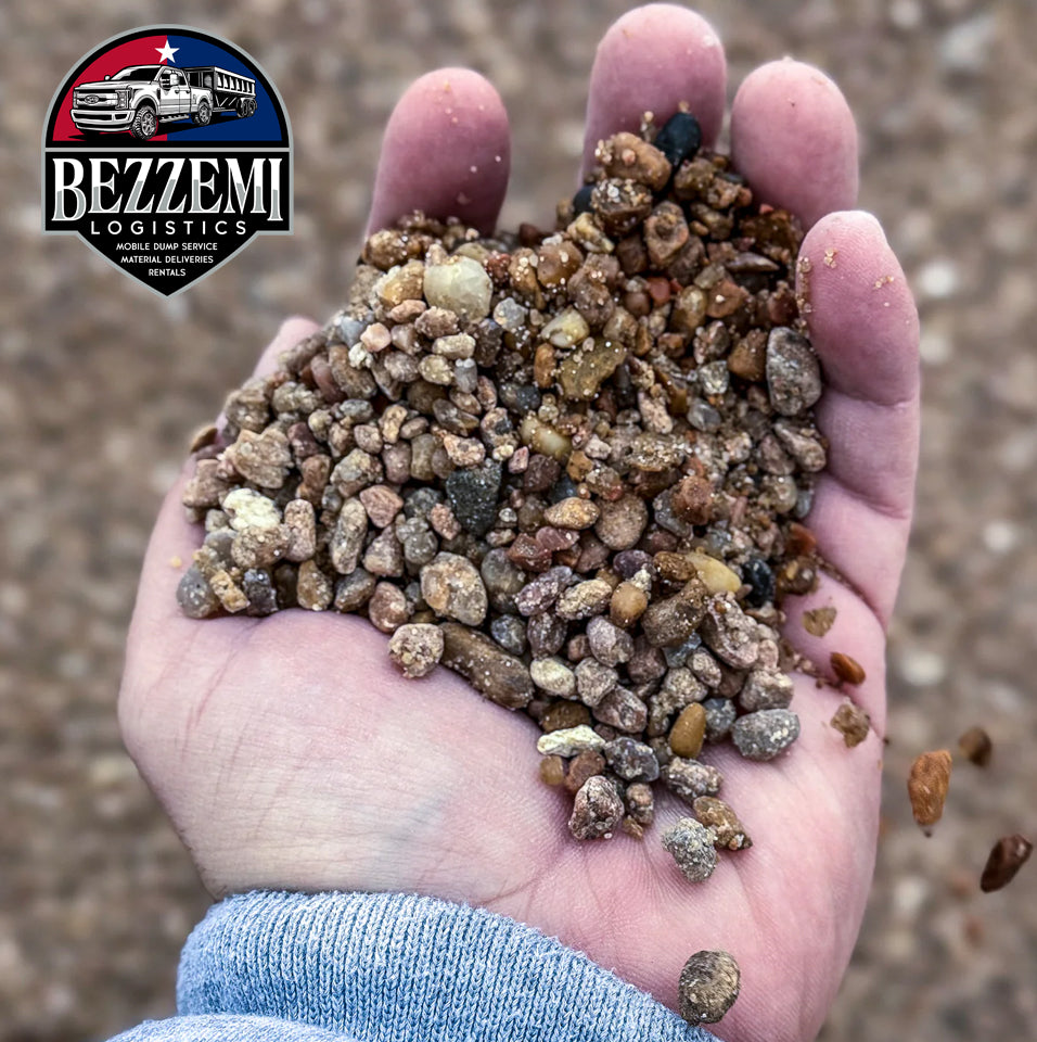 Texas Blend Pea Gravel 3/8in
