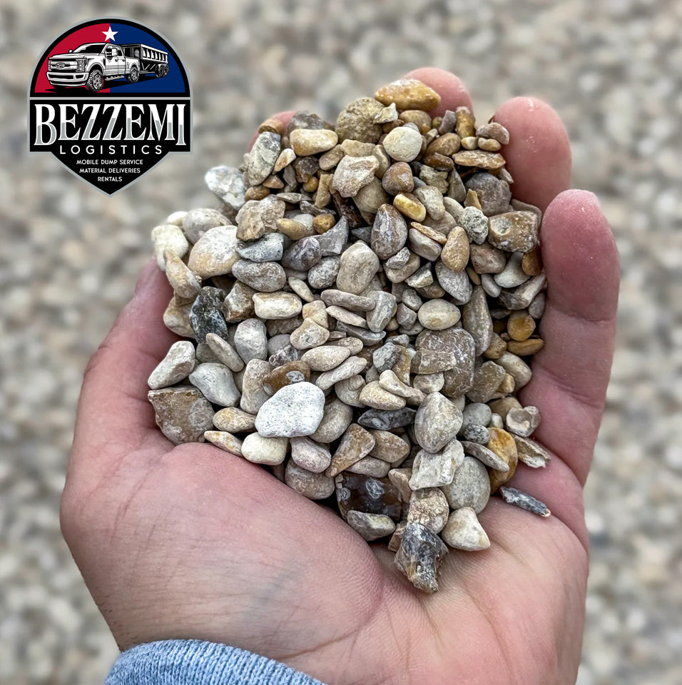 White Pea Gravel 3/8"