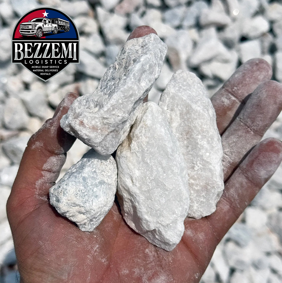 White Quartz Marble 1 - 4 in